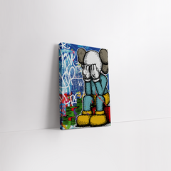 Sad Kaws - Lienzo (Vertical)